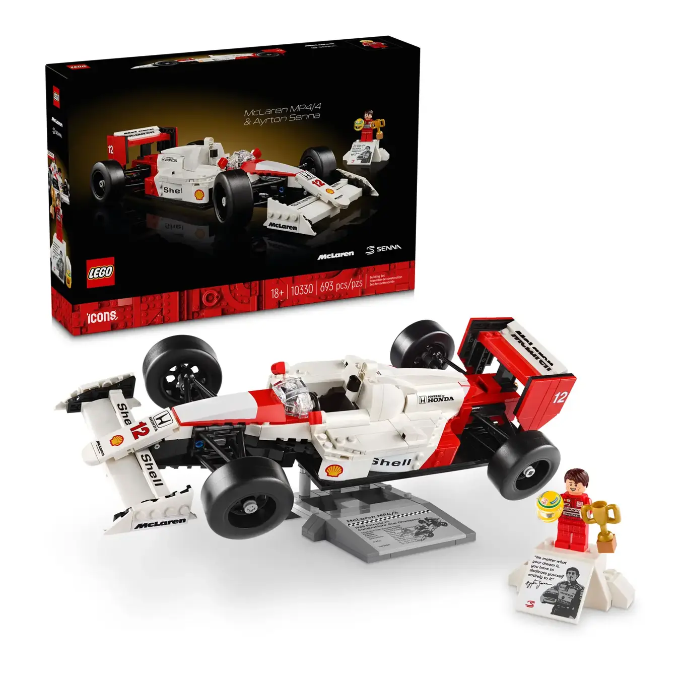 Lego McLaren MP4/4 & Senna